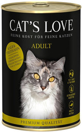 Produktbild von CAT's LOVE Katzen Nassfutter Adult Kalb & Truthahn - 6 x 400 g