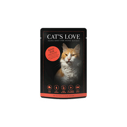 Produktbild von CAT's LOVE Katzen Nassfutter Adult Rind Pur - 12 x 85 g