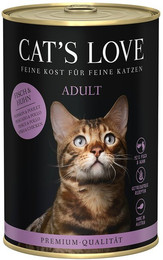 Produktbild von CAT's LOVE Katzen Nassfutter Fisch & Huhn Adult - 6 x 400 g