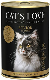 Produktbild von CAT's LOVE Katzen Nassfutter Senior Ente - 6 x 400 g