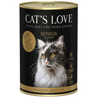 Produktbild von CAT's LOVE Katzen Nassfutter Senior Ente - 6 x 400 g