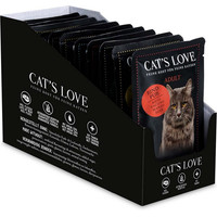 Produktbild von Cat's Love Katzenfutter Multipack - 12 x 85 g