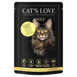 Produktbild von Cat's Love Nassfutter Adult Huhn Pur - 12 x 85 g