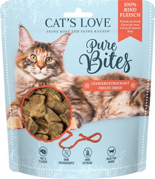 Produktbild von CAT'S LOVE Pure Bites Rindfleisch - 40 g