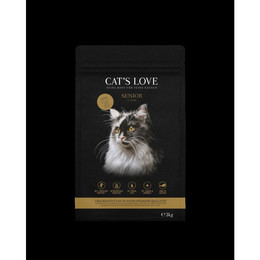 Produktbild von CAT'S LOVE Trockenfutter Senior Ente - 4 x 2 kg