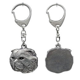 Cat Silberner Schlüsselanhänger mit Katze in Geschenkbox – Bild 1 von 9