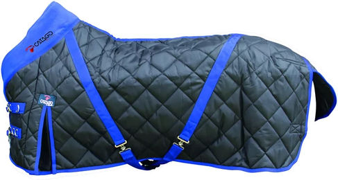 Produktbild von CATAGO Stable Teppich schwarz/blau 145 cm - 300 g
