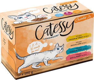 Produktbild von Catessy Häppchen in Gelee Mixpaket - 96 x 100 g
