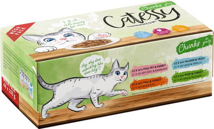 Produktbild von Catessy Häppchen in Sauce Mixpaket - 96 x 100 g