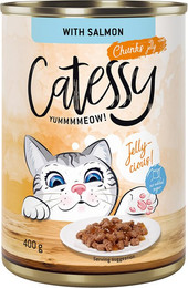 Produktbild von Catessy Häppchen in Sauce oder Gelee mit Lachs - 12 x 400 g