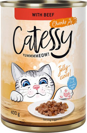 Produktbild von Catessy Häppchen in Sauce oder Gelee mit Rind - 12 x 400 g