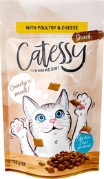 Produktbild von Catessy Knabber-Snack mit Geflügel & Käse - 5 x 65 g