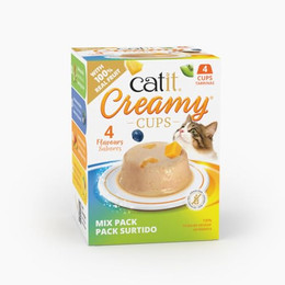 Produktbild von Catit Creamy Cups 4 x 25 g - Mix (4 Sorten)