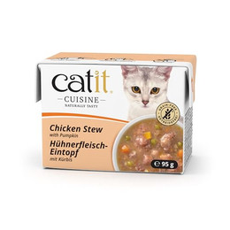 Produktbild von Catit Cuisine Eintopf Huhn mit Kürbis - 12 x 95 g