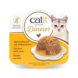 Catit Dinner Huhn mit Leber & Süßkartoffel 80 g – Bild 1 von 11