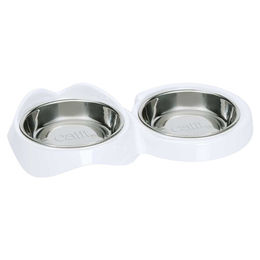 Catit PIXI Futternapf Doppel weiß – Bild 1 von 6