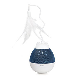 Produktbild von Catit Pixi Spinner Leckereienspender für Katzen weiß/blau