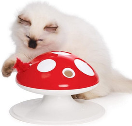 Produktbild von Catit Senses 2.0 Fliegenpilz Interaktives Federspielzeug für Katzen