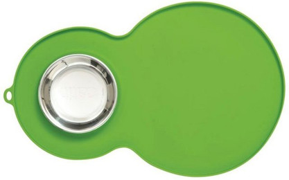 Produktbild von Catit Silikonmatte Erdnussform wasserdichte Unterlage grün