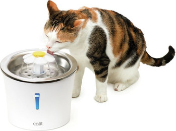 Produktbild von Catit Trinkbrunnen Blume mit Edelstahleinsatz - 3 l