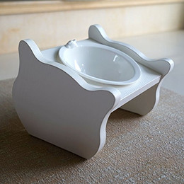 Produktbild von CatS Design Futternapf Keramik & Holz "Näpfe Neigy"