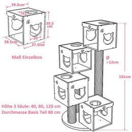 Produktbild von CatS Design Kratzbaum Altaica XZ