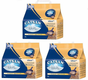 Produktbild von CATSAN Katzenstreu Ultra Plus Klumpstreu - 3 x 5 l