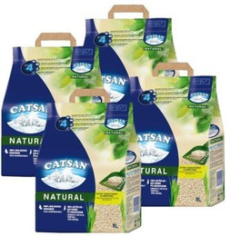 Produktbild von CATSAN Natural Klumpstreu - 4 x 8 l