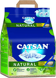Produktbild von CATSAN Natural Kompostierbare Klumpstreu aus 100% Pflanzenfasern - 8 l