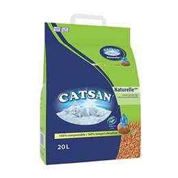 Produktbild von Catsan Naturelle Plus Katzenstreu - 20 l