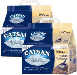 Produktbild von CATSAN Ultra plus Klumpstreu - 2 x 10 l