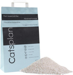Produktbild von Catsplan pflanzliches Katzenstreu advanced - 4,5 kg