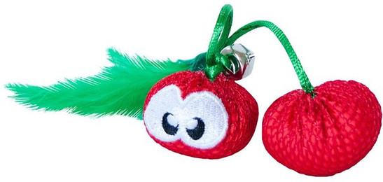 Produktbild von Catstages Dental Cherries Katzenspielzeug mit Katzenminze