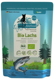 Produktbild von catz finefood Bio 12 x 85g Katzennassfutter No.513 Lachs