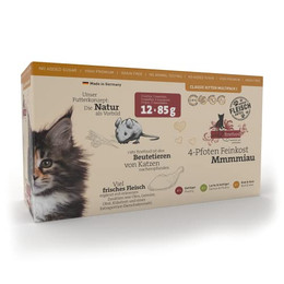 Produktbild von catz finefood Kitten Multipack I Katzenfutter nass - 12 x 85 g
