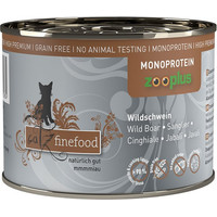 Produktbild von catz finefood Monoprotein Wildschwein Nassfutter für Katzen - 6 x 200 g