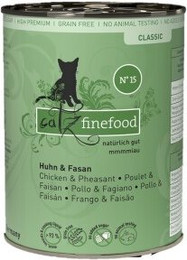 Produktbild von Catz finefood Nassfutter Katze Classic Adult No. 15 Huhn und Fasan - 6 x 400 g