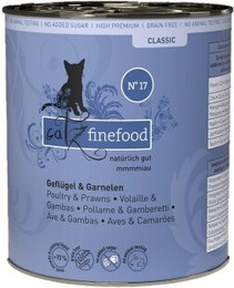 Produktbild von Catz finefood Nassfutter Katze Classic Adult No. 17 Geflügel und Garnele - 6 x 800 g