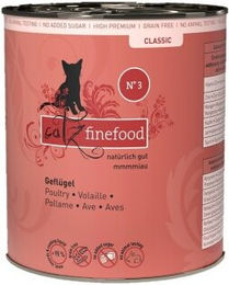 Produktbild von Catz finefood Nassfutter Katze Classic Adult No. 3 Geflügel 24x800 g