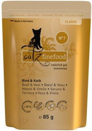 Produktbild von Catz finefood Nassfutter Katze Classic Adult No. 7 Rind und Kalb - 8 x 85 g