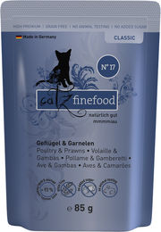 catz finefood No. 17 Geflügel & Garnele - 16 x 85 g – Bild 1 von 4