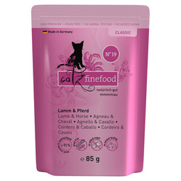 Produktbild von catz finefood No. 19 Lamm & Pferd Katzenfutter - 16 x 85 g