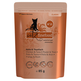 Produktbild von catz finefood No. 25 Huhn & Thunfisch - 16 x 85 g