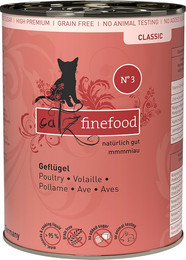 Produktbild von Catz Finefood No.3 Geflügel Nassfutter für Katzen - 6 x 400 g