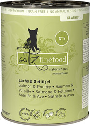 Produktbild von Catz finefood No. 5 Lachs & Geflügel - 6 x 400 g