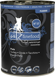 Produktbild von catz finefood Purrrr 400 Gramm Katzennassfutter 6 x 400 Gramm No. 117 Pute