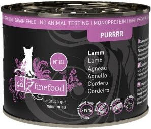 Produktbild von Catz finefood Purrrr Adult Lamm Nassfutter Katze - 6 x 200 g