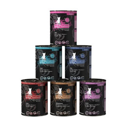 Produktbild von catz finefood Purrrr Collection I Monoprotein Katzenfutter nass - 6 x 400 g
