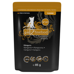 Produktbild von catz finefood Purrrr Känguru Katzen-Nassfutter - 16 x 85 g