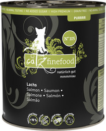 Produktbild von catz finefood Purrrr Lachs Monoprotein Katzenfutter nass - 6 x 750 g